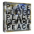 thumbnail image 4 of Masterpiece Art Gallery Peace Abstract Sign by Sven Pfrommer Canvas Art Print 24" x 24", 4 of 4