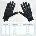 thumbnail image 7 of Sun Will Sport Ice Silk Gloves for Men and Women，Sunburn Protection Breathable Cycling Gloves Blue S-XL, 7 of 7