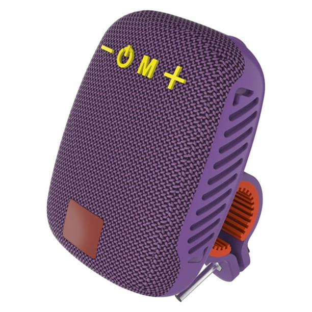 Altavoz Portátil Con Soporte de Manillar para Bicicleta Motocicleta, IPX5 USB Radio FM Recargable Recargable Altavoz Inalámbrico, Soporta Tarjeta de Memoria, Disco, disco