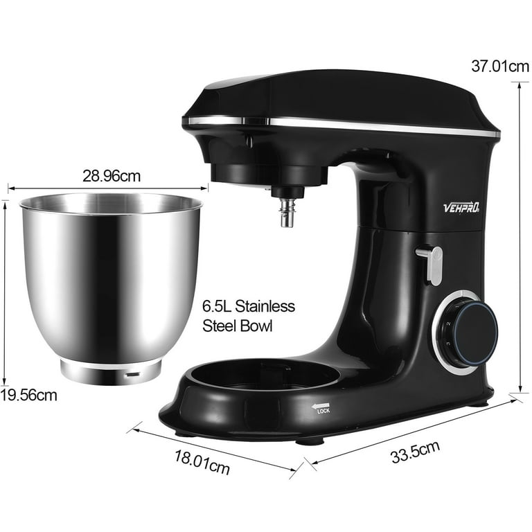 Electric Stand Mixer, 6-Speed Food Mixer W/ 5L Stainless Steel
