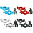 thumbnail image 4 of Ounissouiy RCGOFOLLOW-portador de buje de dirección, pieza de coche de control remoto, nudillos de bloque de dirección duraderos para 1/10 Gen7 Kits de construcción modelo Plata, 4 of 6