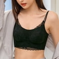 thumbnail image 3 of Xdegoge Lace Bras for Women Elegant No Underwire Seamless Spaghetti Straps Full Coverage Bralette Scalloped Lounge Fashion Smooth Everyday Bra, 3 of 4