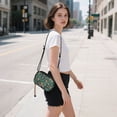 thumbnail image 5 of FORMRS Mini Crossbody Bag for Women Adjustable Rope Shoulder Casual Phone Purse, Green Vibrant Forest Pattern, 5 of 7