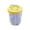 Blue, variant on DefiDgd Portable Picnic Party Fruit Salad Storage Cup with Lids and Heart Shaped Handle,Leakproof Reusable Snack Containers for Travel Party Office(Beige)