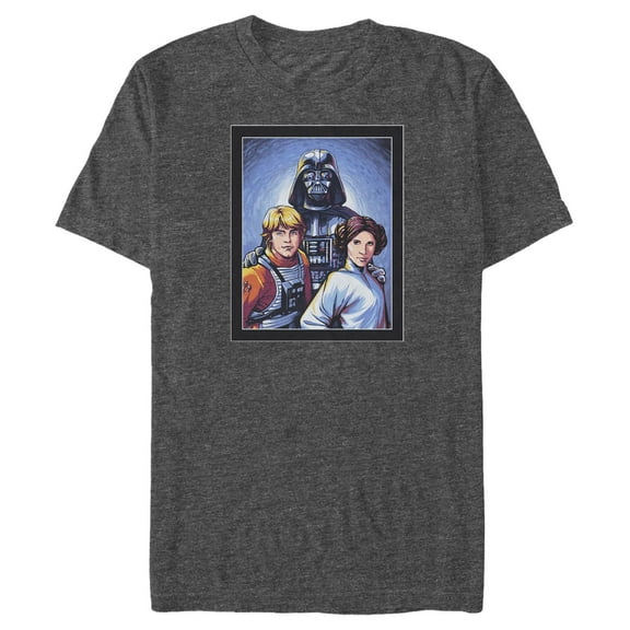 Men's Star Wars: A New Hope Skywalker Family Photo  Graphic T-Shirt