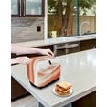 thumbnail image 4 of Fsddascl Orange Mountains Small Toaster Cover 2 Slice, Kitchen Appliance Covers, Modern Watercolor Nature Forest Toaster Oven Cover with Loop, Bread Machine Cover Polyester Dust Cover Protection, 4 of 5
