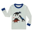 thumbnail image 5 of WIBACKER Toddlers Little Boys' 2-Piece Snug-Fit 100% Cotton Pajama Set Kids Dinosaur Sleepwear 7T, 5 of 8