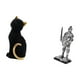 thumbnail image 5 of Figura de escritorio, estatua de gato, estatua de caballero, figura decorativa, pieza de arte coleccionable, material de resina, adecuada para oficina, 5 of 8
