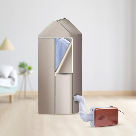 Secadora de ropa eléctrica portátil, bajo nivel de ruido, plegable, de secado rápido, multifunción de 600 W para Macarena Secador doméstico