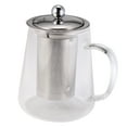 thumbnail image 3 of 750/950ml Clear Glass Teapot Stainless Infuser & Lid Steeping Tea Flower Tea Pot, 3 of 5