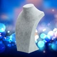 thumbnail image 3 of FOMIYES Grey Jewelry Organizer Bust Display Stand for Neatly Storing Necklaces and Pendants, 3 of 8