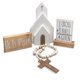 thumbnail image 1 of Adorno, kit de bandeja de Pascua con tumba de Jesús, estatua de madera con escena de adorno de Pascua, decoración del hogar, 1 of 5