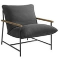 thumbnail image 5 of Raya Lounge Chair and Ottoman in Charcoal, 5 of 9