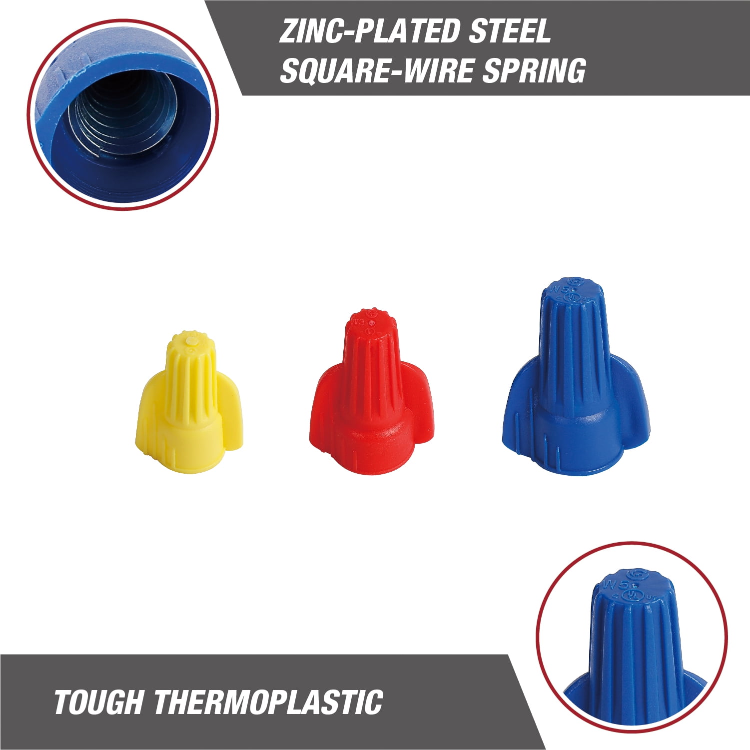 Hyper Tough 30-Piece Assorted Twist-On Wire Connectors