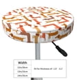 thumbnail image 4 of Fotbe Dachshund Dog Stool Covers Round,Waterproof Round Bar Stool Covers Bar Chair Covers Washable Stool Cushion Slipcover for 12-14 Inch Chair-13 inch, 4 of 7