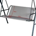 thumbnail image 2 of Outdoor 600D Oxford cloth swing seat cover Garden courtyard swing cover Waterproof and dustproof protective cover 600D：127*50*50cm Gray, 2 of 7