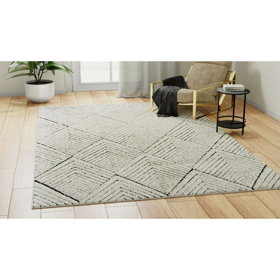 Rugs America Chanai CN30A Contemporary Geometric 2'x4' Area Rug