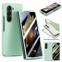 ELEHOLD Full Body Case for Samsung Galaxy Z Fold 5 for Women Men,with Built-in Screen Protector Skin-Touch Matte Shockproof Protective Case for Samsung Z Fold 5, Mint