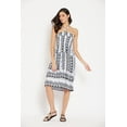 thumbnail image 2 of Oussum Women Short Tube Dress Sleeveless Summer Dresses, Black & White, 2 of 7