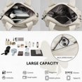 thumbnail image 3 of Sunyuer Elegant Vegan Leather Handbag - Large Capacity Shoulder Bag with Adjustable Strap, 3 of 6