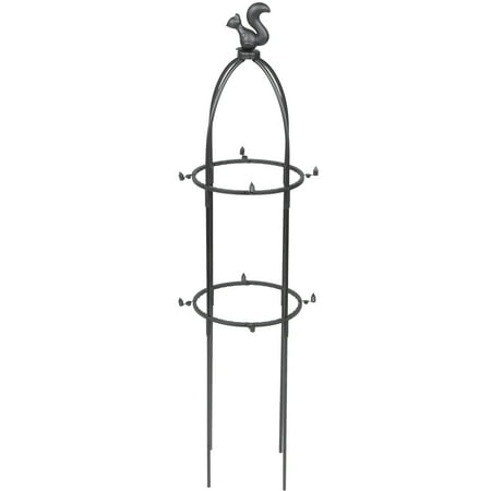 GETAJGHSD Black Fiberglass Plant Climbing Rack Plastic Trellis Support for Garden Plants 1 Set 37x8 Inches
