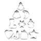 thumbnail image 4 of Moldes para hornear, moldes para pasteles, moldes navideños, 10 piezas, moldes para pasteles, herramientas para hornear DIY, cortadores, moldes para hornear, 4 of 9