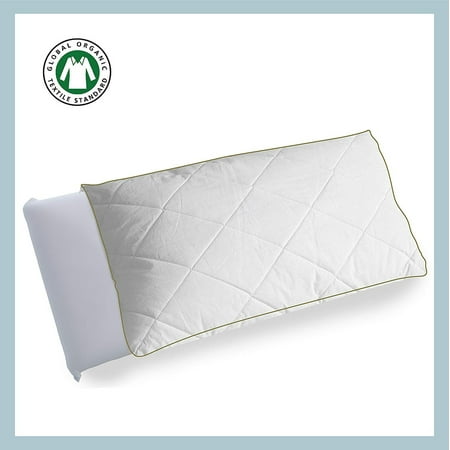 Organic Cotton Quilted Pillow Protector Set Of 2 Walmart Com