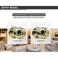thumbnail image 2 of Entry Door knob with Lock  One Key-Way Entrance Door Knob Entry with Key Handle   Ball (Entry with Key  Polished Brass), 2 of 7