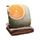 thumbnail image 2 of Almohada de viaje compacta con manta, cojín de dos en uno, plegable, almohada de manta para aire acondicionado, verde, 2 of 5