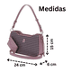thumbnail image 4 of Bolso de Mano Baguette Rosa, 4 of 5