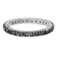 thumbnail image 3 of Black Diamond Eternity Band 14K White Gold (0.51 ctw), 3 of 3