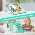 thumbnail image 3 of Dteck Case for iPad Pro 11 inch M4 2024,Heavy Duty Silicone Case 3-Layer Protection Built-in Pencil Holder Shockproof Kickstand Cover for iPad Pro 11-in. (M4),Mint, 3 of 5