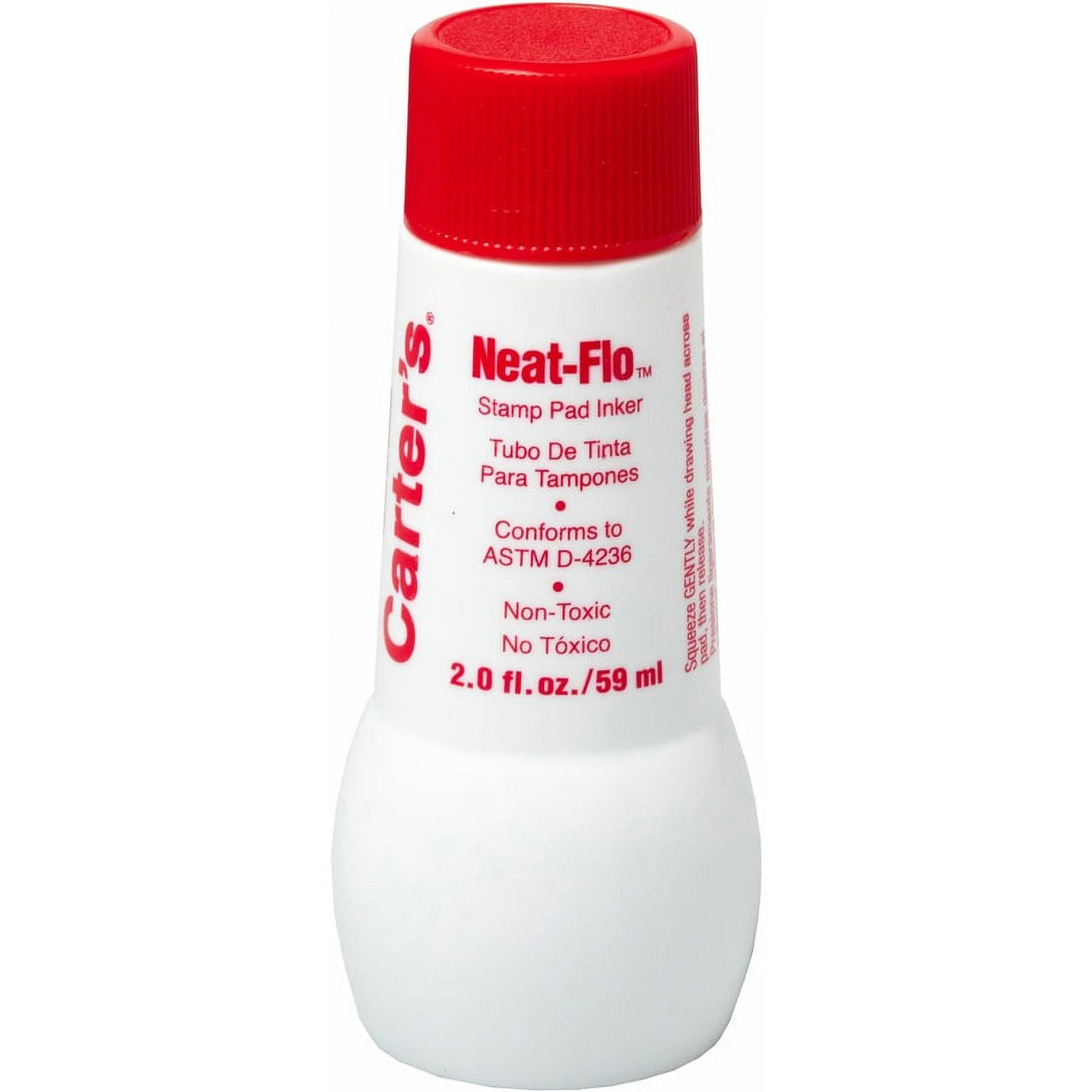 驚きの安さ Carter's Refillable Neat-Flo Bottle Inker, Quick Drying Non 朱肉・スタンプ台