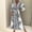 Black, variant on Ovbmpzd Fall Dresses for Women 3/4 Sleeves Sexy Maxi Blue Floral Dresses V Neck Winter Loose Dresses,S