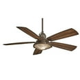 thumbnail image 2 of Minka-Aire Groton 56-Inch 5-Blade LED Ceiling Fan in Oil Rubbed Bronze Finish W/ Dark Pine Blades & Clear Fresnel Lens - F681L-ORB, 2 of 2
