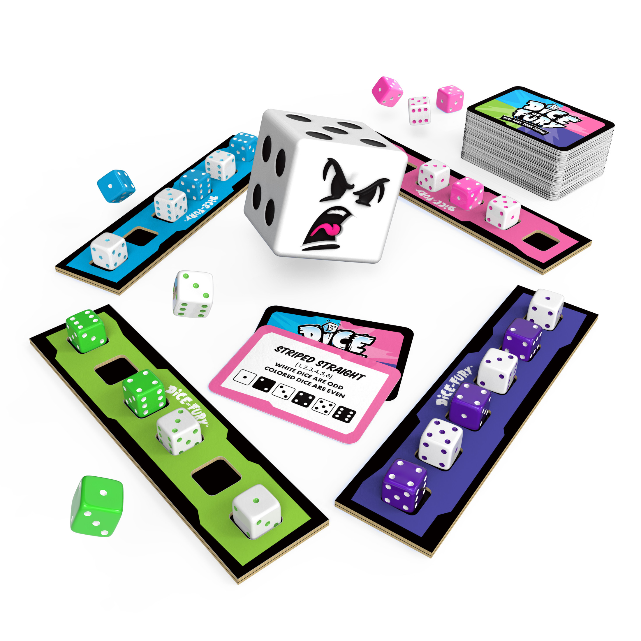 Educational Insights Dice of Fury Family Board Game, Ages 7 and up
