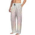 thumbnail image 2 of Haiem Glitter Light Pearl Men's Pajama Pants Ultra Lightweight Pjs Bottoms Sleepwear Bottom Pants with Pocket Drawstring-XX-Large, 2 of 9