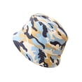 thumbnail image 2 of Seyurigaoka Kids Girls Boys Fashion Camouflage Bucket Hat Stylish Sun Cap, 2 of 7