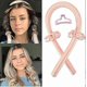 thumbnail image 3 of Rizadores de pelo sin calor, diadema con varillas de seda, pinza para la mandíbula y coleteros para cabello largo y mediano., 3 of 5