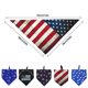 thumbnail image 3 of High Hot Sale Fancy Pets American Independence Day Scarf Dog Pet Saliva Towel American Flag Triange Flat, 3 of 4