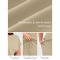 thumbnail image 6 of SHOWMALL Plus Size Summer Outfits for Women Two Piece Set Casual Loose Fit Short Sleeve Shirt & Wide Leg Pants Vacation Clothes - Light Khaki 3X, 6 of 11