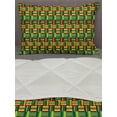 thumbnail image 3 of Kente Pattern Comforter & Sham Bedding Set, Tribal Kenya Nigeria Design with Lively Cultural Colors Abstract Traditional, 3 pcs Duvet Set Microfiber Filling Quilt, 5 Sizes, Multicolor, by Ambesonne, 3 of 4