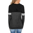 thumbnail image 5 of KISSMODA Sweatshirt for Women Long Sleeve Tunic Tops Color Block Crewneck Sweatshirts Pullover Hoodie Jumper, 5 of 7