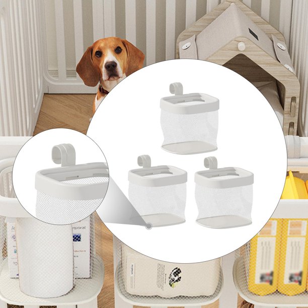 Cestas De Almacenamiento Para Juguetes De Perros Con Valla Para Mascotas, Caja De Almacenamiento Reforzada De Gran Capacidad Para Jaulas