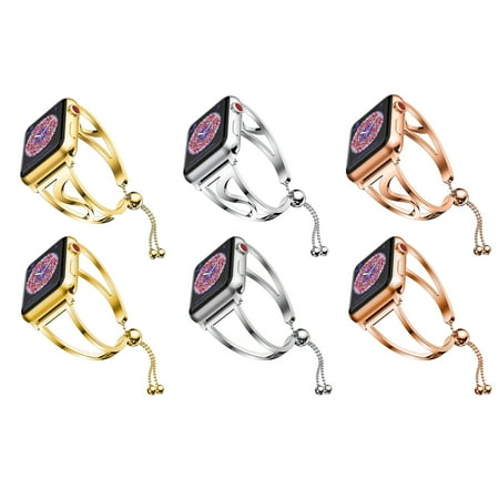 Apple Watch Band, Watch Strap, Stainless Steel Bracelet Smartwatch Band Wrist Straps Bracelet for Apple iWatch 1, 2, 3, & 4 - 38mm, 40mm, 42mm, or 44mm