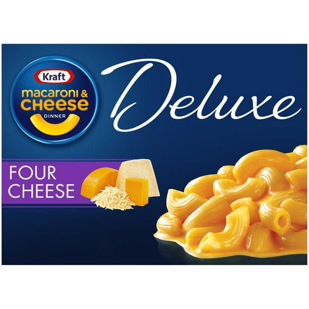 Kraft Deluxe Four Cheese Mac and Cheese Dinner, 14 oz Box Kraft Deluxe Four Cheese Mac and Cheese Dinner, 14 oz Box