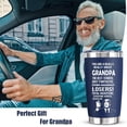 thumbnail image 5 of Funny Birthday Gifts for Grandpa - You''re a Great Grandpa Tumbler for Papa from Granddaughter Grandson, Fathers Day Birthday Christmas Gift for Papa, 20 Oz Vacuum Insulated Tumbler Cup, 5 of 6