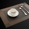 thumbnail image 4 of Mantel individual, juego de manteles individuales de 4 manteles individuales antideslizantes lavables de PVC resistentes al desgaste y al calor para mesa de comedor de restaurante en casa, 4 of 8