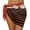 Bow and Stripe, variant on Dragonfly Star Print Women's Short Sarongs Beach Wrap Mesh Soft Sheer Bikini Wraps Chiffon Cover Ups for Y2K Girl