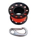 thumbnail image 1 of Carrete de buceo con carrete de dedo metálico y línea, clip para buceo en pecios y cuevas. Negro, 1 of 9